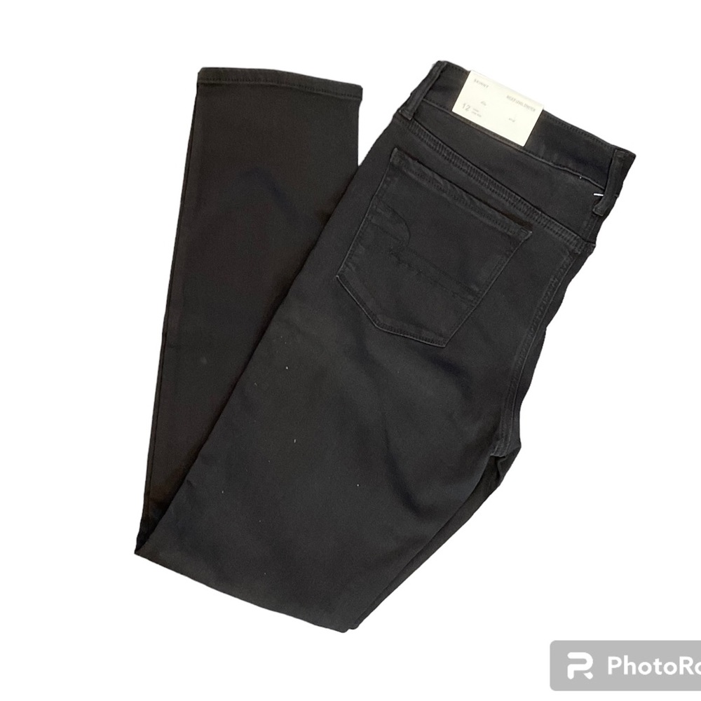 NWT American Eagle Black Skinny Jean Women’s 12 Long